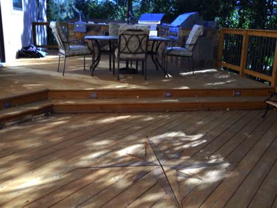 Multi Level Deck with Outdoor Living by Deck Works in Colorado Springs